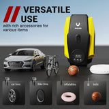 VacLife 12V DC Tire Inflator, Auto Shutoff Air Compressor Portable, 160 Psi