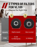 VacLife Filter only for VL189, Type B-NEW version