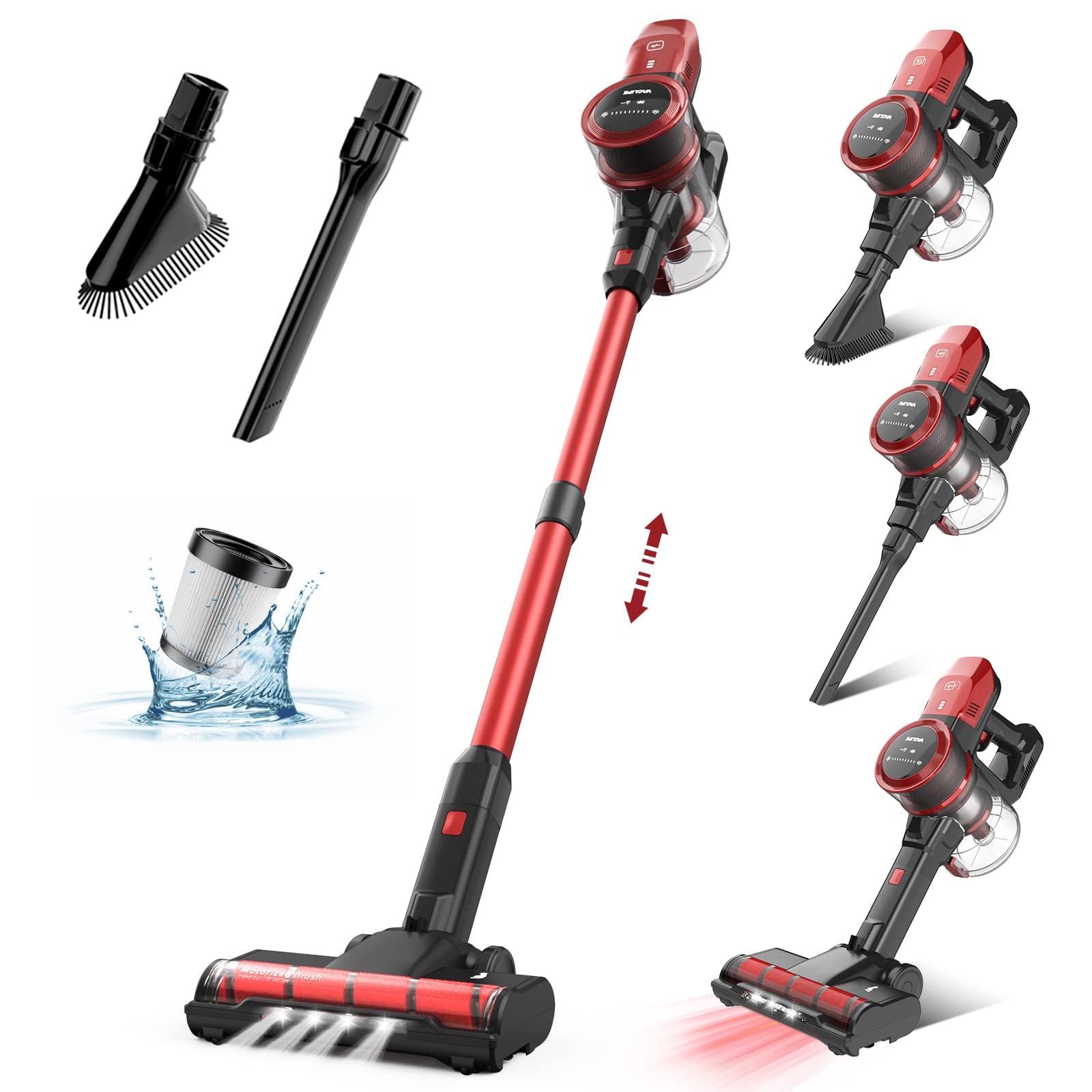 VacLife 25Kpa Cordless Stick Vacuum Cleaner, 6-in-1 Cordless Vacuum Cl