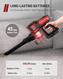 VacLife 25Kpa Cordless Stick Vacuum Cleaner - Cordless Vacuum Cleaner w/Strong Suction, Household Vacuum Cleaner for Carpet and Floor, 6-in-1 Wireless Vacuum w/LED Headlights, Black (VL732) - ASIN: B0BGXYDFR7
