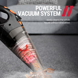 VacLife Handheld Vacuum, Car Vacuum Cleaner Cordless, Mini Portable Rechargeable Wireless Vacuum Cleaner with 2 Filters, Orange (VL189)